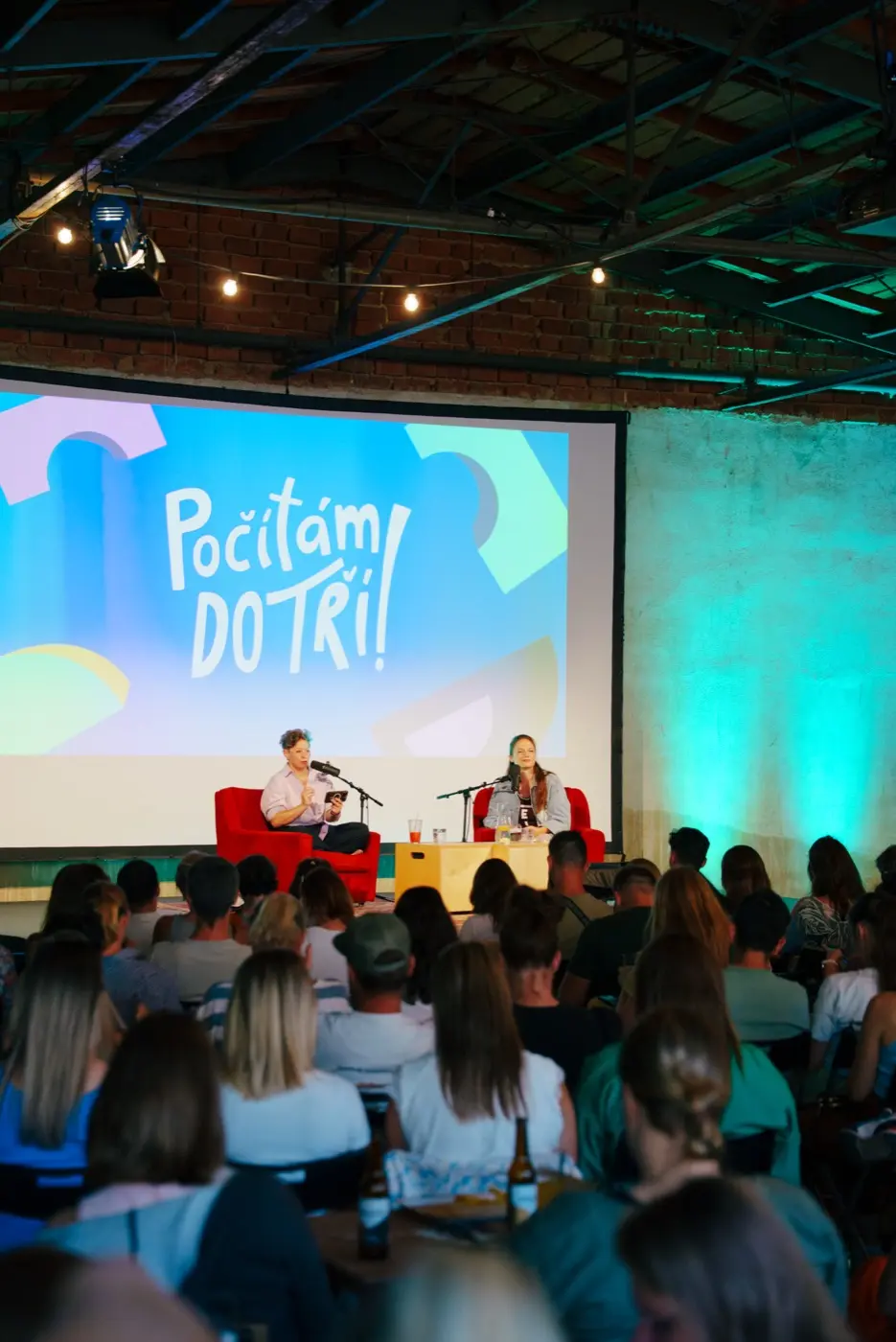 Publikum na live show Pocitam do tri